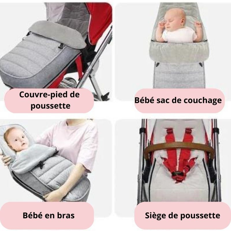 CHANCELIÈRE D'HIVER CHAUDE ET CONFORTABLE POUR POUSSETTE | CosyBaby™