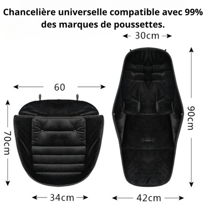 CHANCELIÈRE D'HIVER CHAUDE ET CONFORTABLE POUR POUSSETTE | CosyBaby™