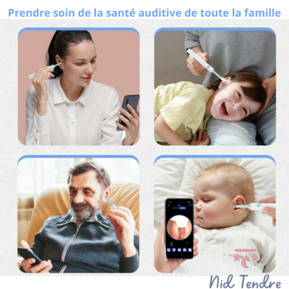 Nettoyant Oreille Otoscope,  Camera Oreille D'élimination Du Cérumen  |  EarexPro™