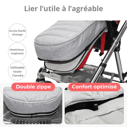 CHANCELIÈRE D'HIVER CHAUDE ET CONFORTABLE POUR POUSSETTE | CosyBaby™