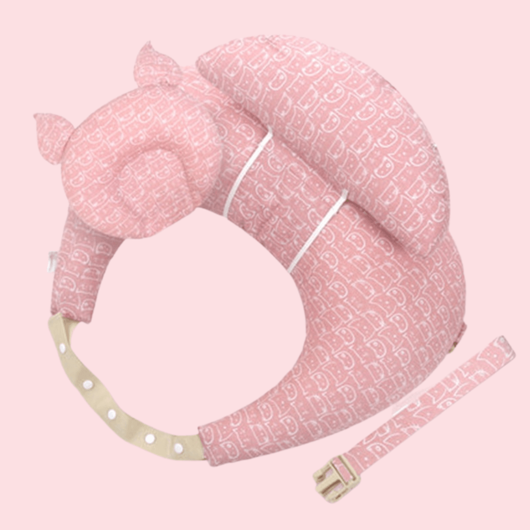 le coussin d'allaitement , le petit oreiller de lune soulage le dos